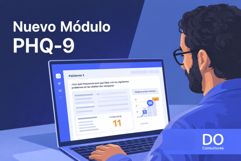 Módulo PHQ-9 en software de psicología clínica para psicólogos